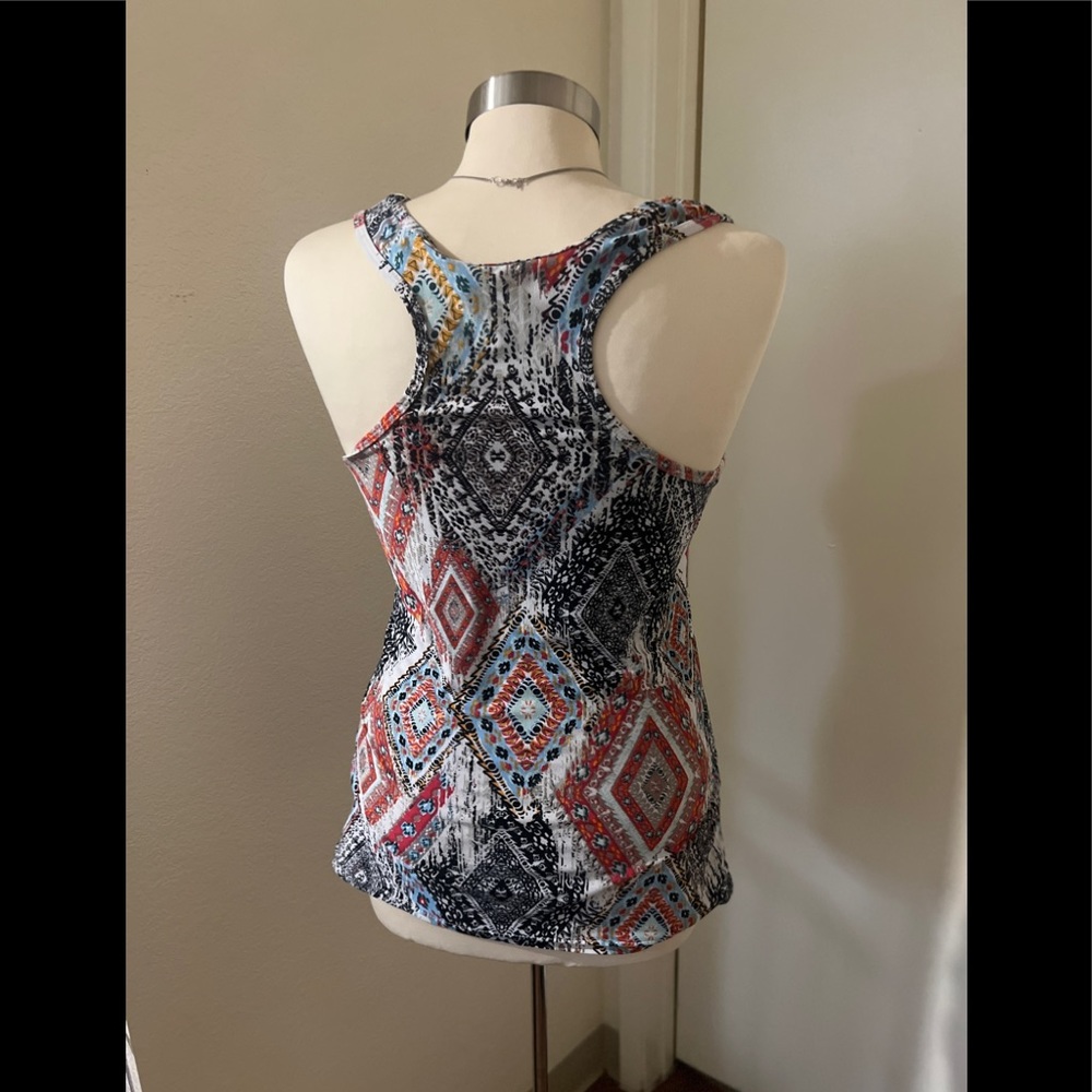 Aztec Design Racerback Tank Top - Picture 2 of 3